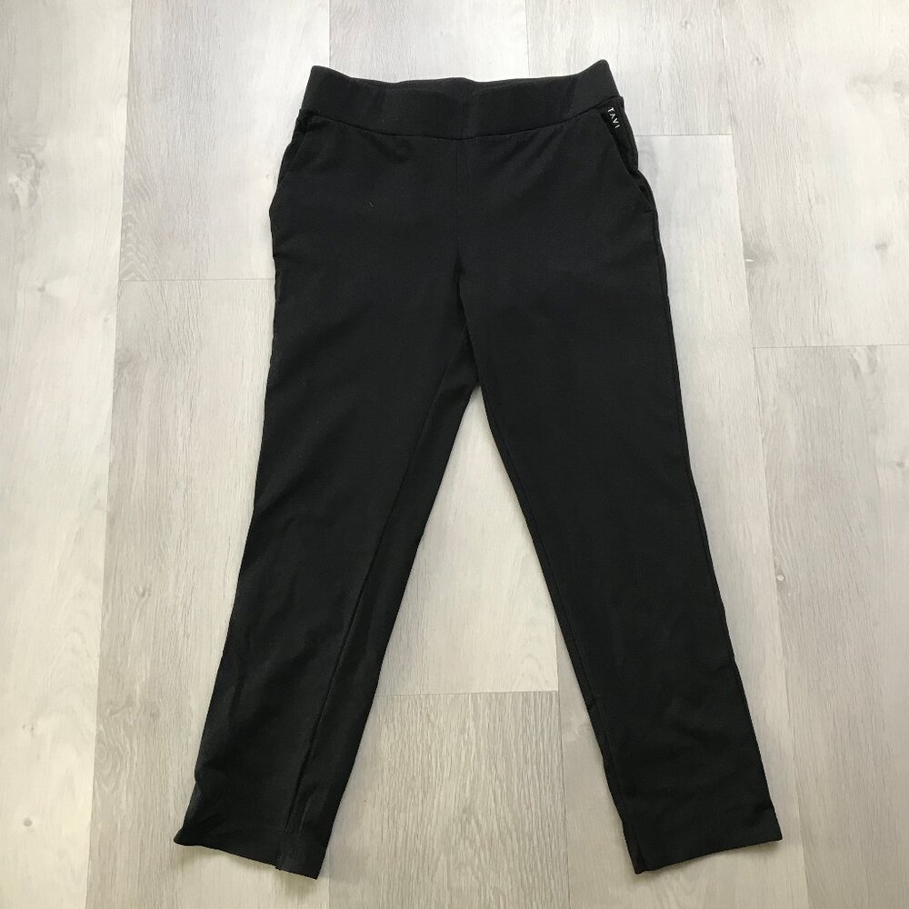 TAVI BLACK ANKLE CROP PANTS JOGGER SMALL